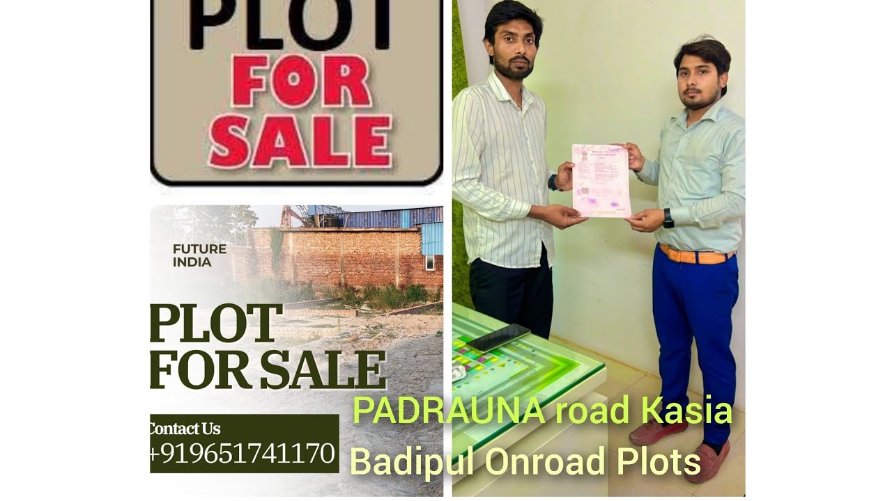 Commercial plot property for sale in kasia kushinagar Plot twist