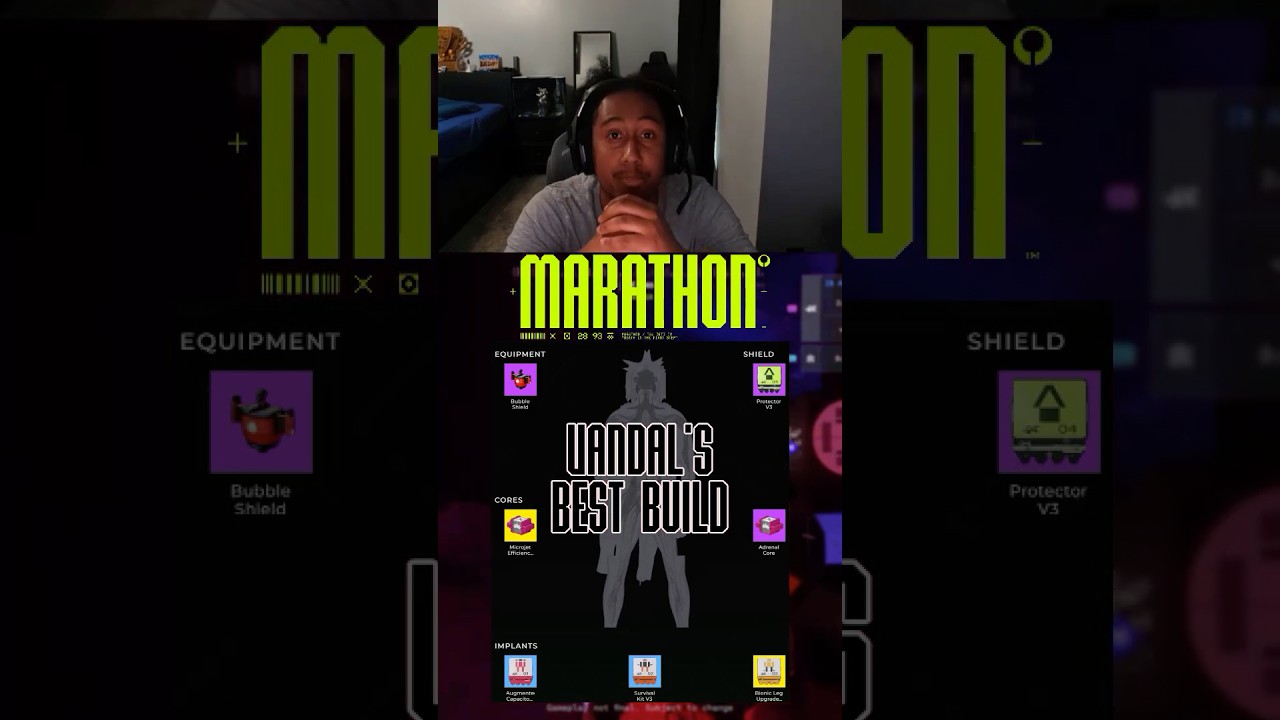 VANDALS&rsquo;S BEST BUILD | Marathon Beta #Marathongame #bestbuild #vandal