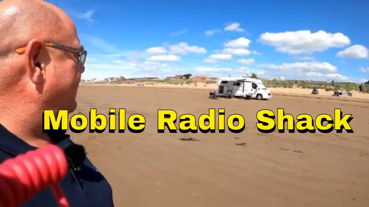 New Mobile Radio Shack operating HF Ham Radio on the beach