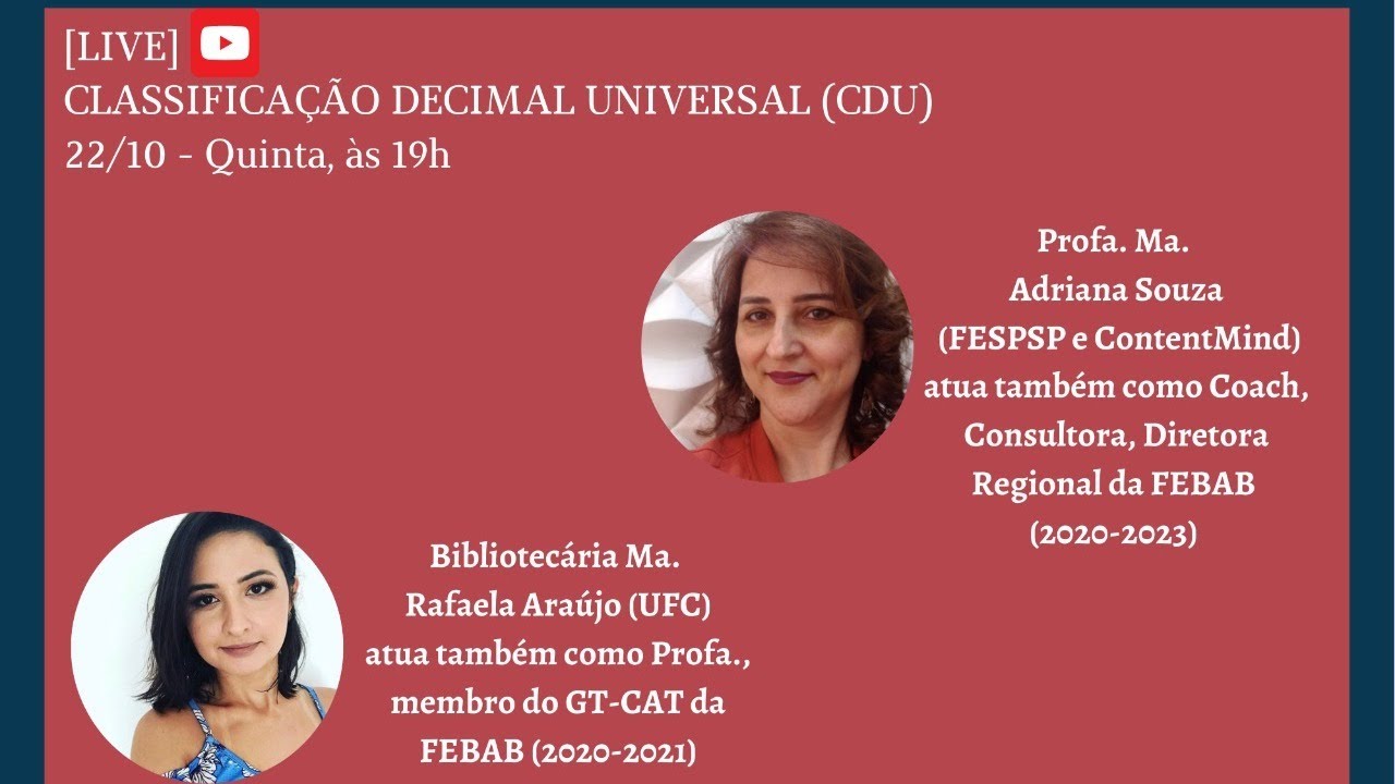 Aula de Classificação Decimal Universal (CDU)