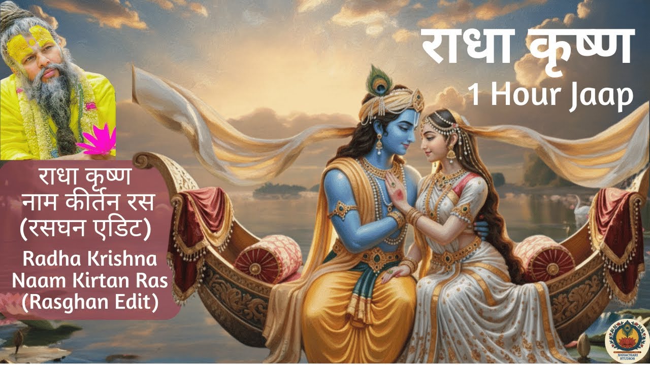 LIVE राधा कृष्ण नाम कीर्तन रस | 1 Hour Radha Krishna Naam Kirtan Ras | रसघन एडिट | Rasghan Edit
