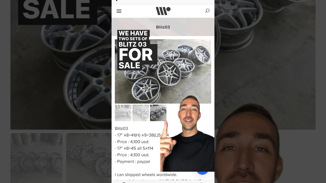 These RARE Blitz 03 wheels could be yours 🔥👀🛞 #blitz03 #jdmwheels #japanese #carculture E