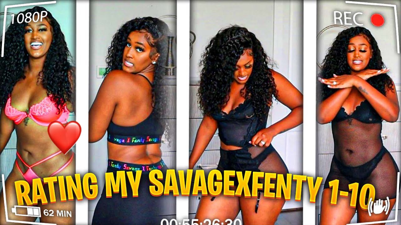 RATING MY SAVAGE X FENTY OUTFITS 🤮1-10😍