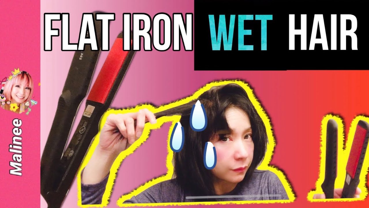 Review Thairapy 365 Wet or Dry Flat Iron on WET HAIR