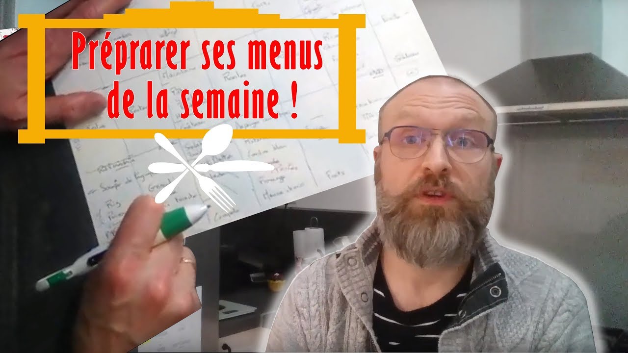 Comment créer ses menus de la semaine ? #menudelasemaine #courses