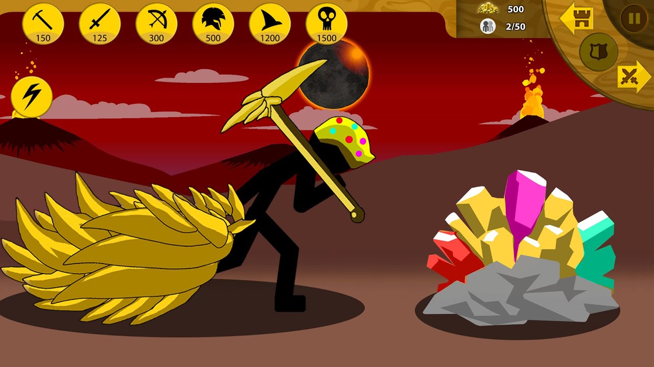 STICK WAR LEGACY | Army Miner Golden VS Mine Gold🔥EPIC BATTLE
