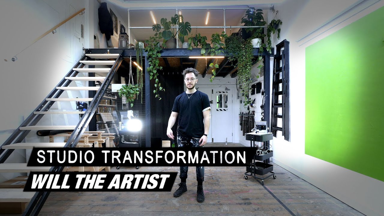 Artist Studio Crazy 2 year Transformation! - Will the Artist