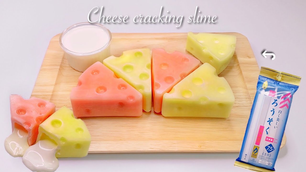 【ASMR】🧀パキパキチーズ🫕【音フェチ】Cheese cracking slime 치즈 크래킹 슬라임