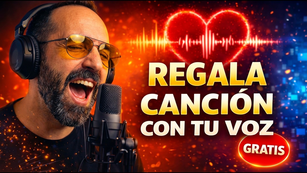 Regala una CANCI&Oacute;N con TU VOZ usando IA