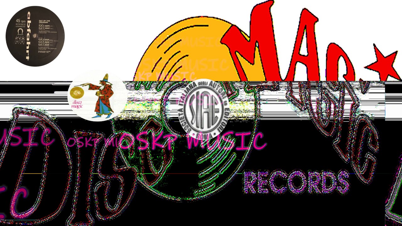 Out Of The Ordinary  -  Play It Again  (Discomagic Remix)