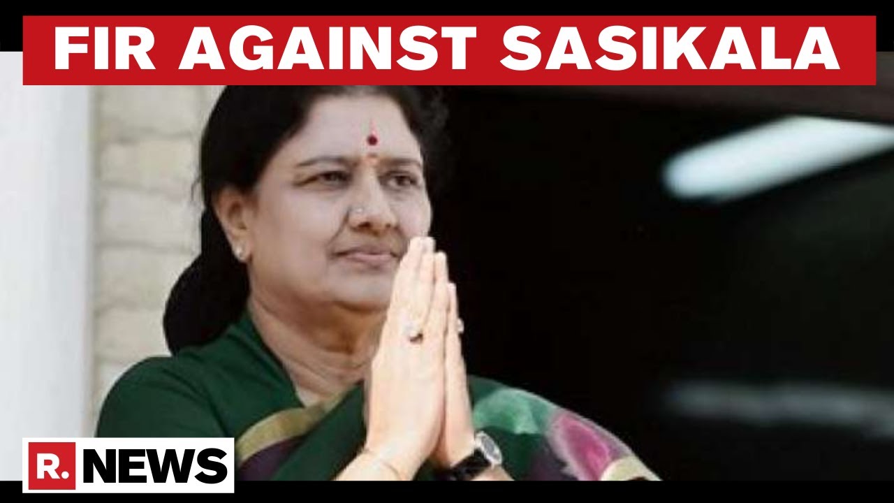 FIR Filed Against Sasikala After CV Shanmugam Allegedly Receives Death Threats | Republic TV