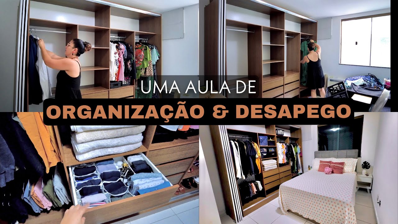 😨 ESSE VLOG FOI UMA AULA DE ORGANIZAÇÃO DE GUARDA-ROUPA E DETOX