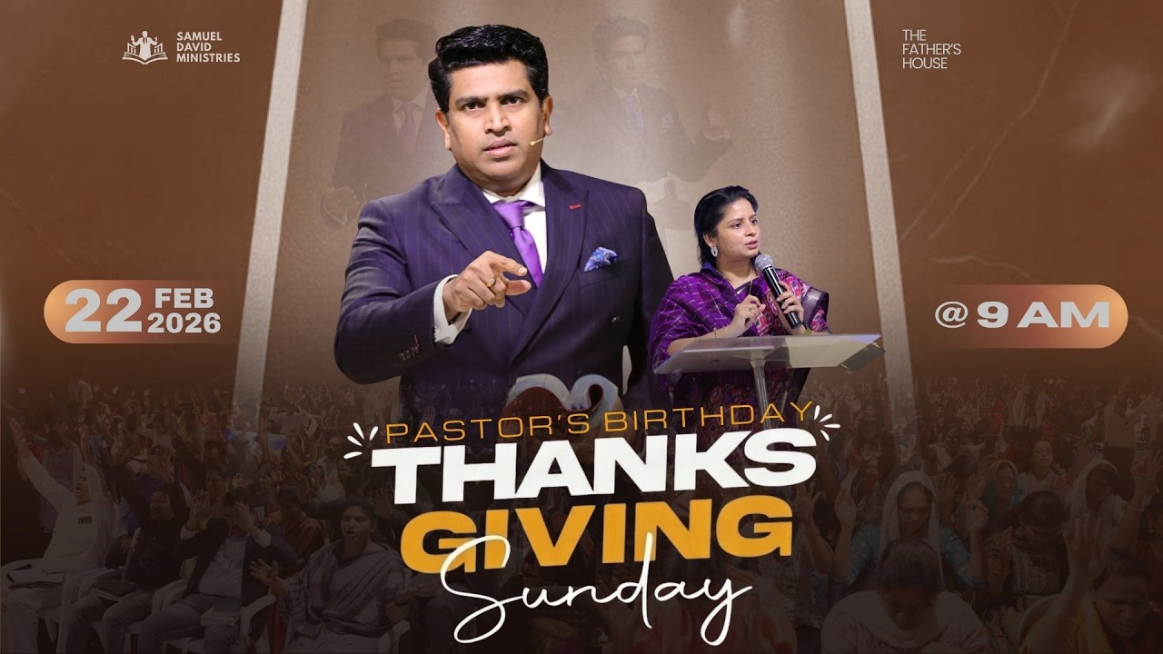Join us for a special Thanksgiving Sunday with Pastor Samuel David | The Father's House