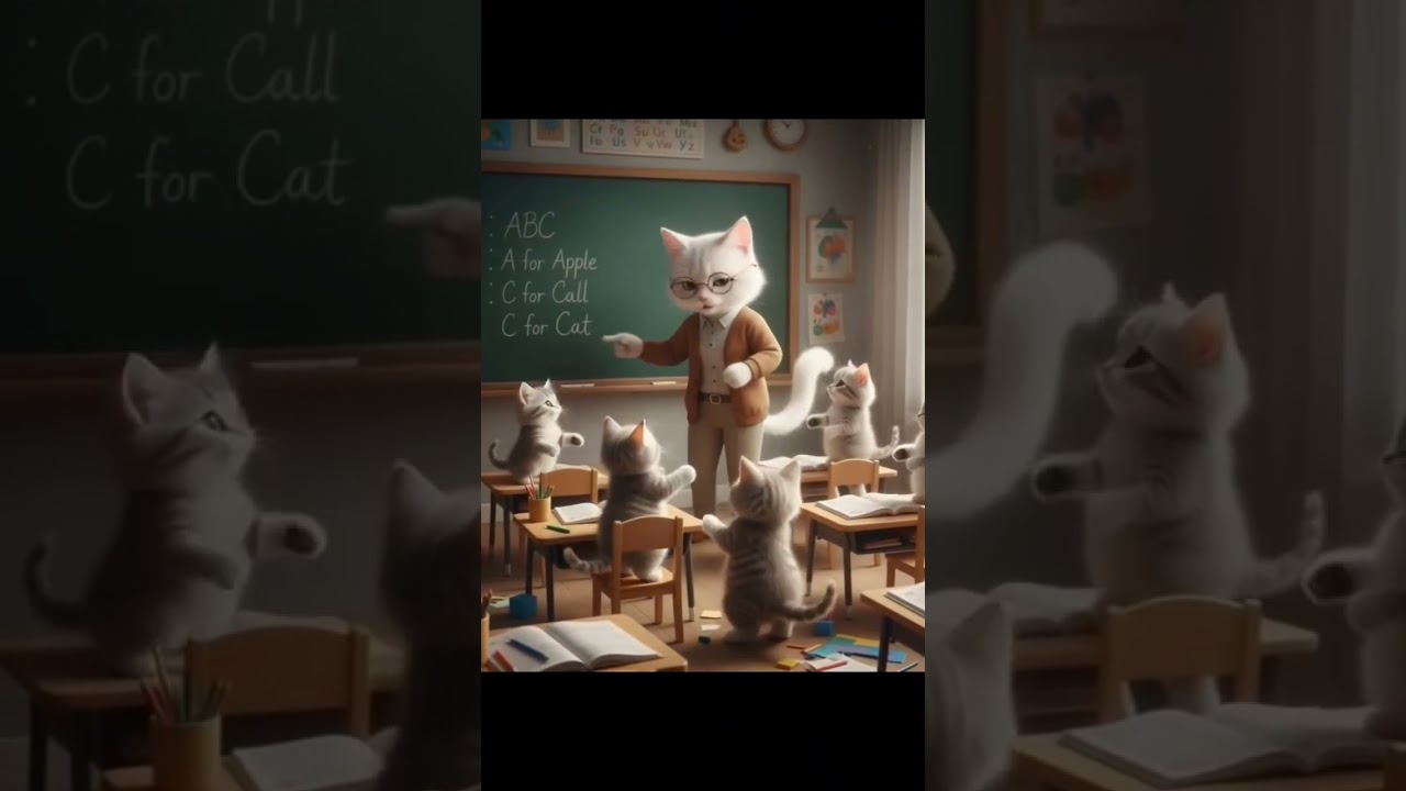 cat video|Meow as a teacher 