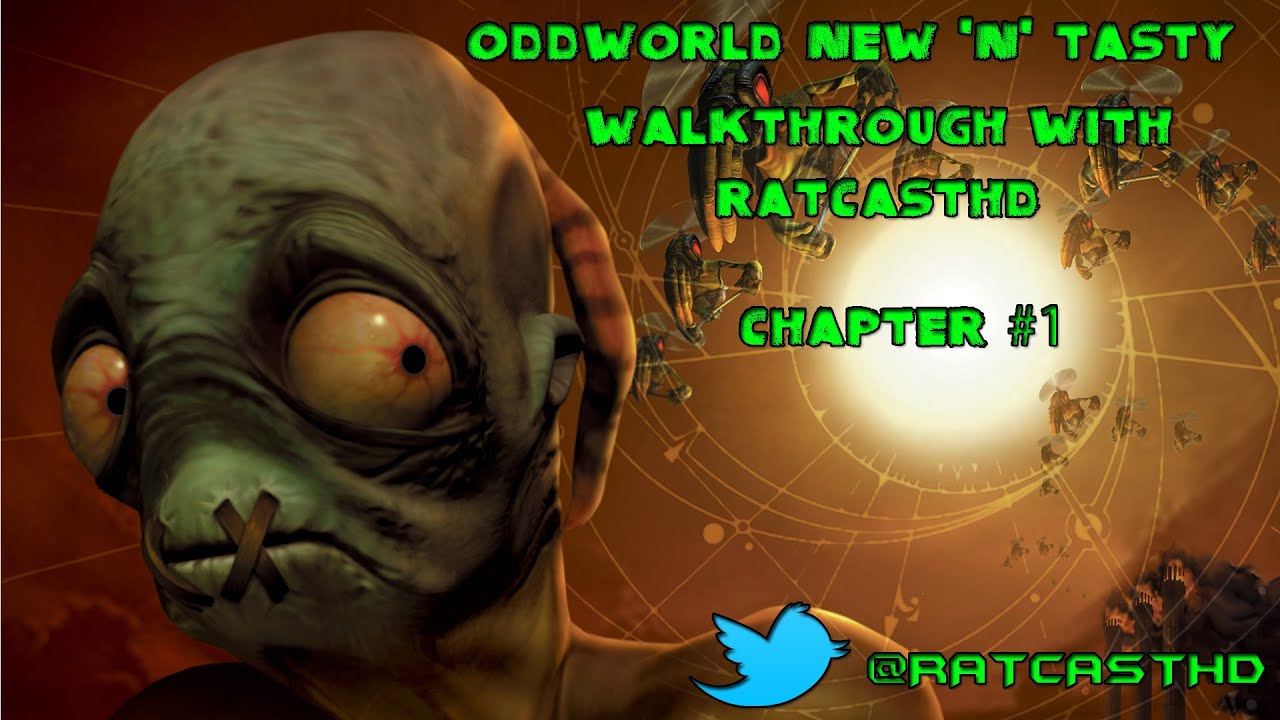 Oddworld: New 'n' Tasty! ( Walk Through) Chapter 1 @RATCASTHD
