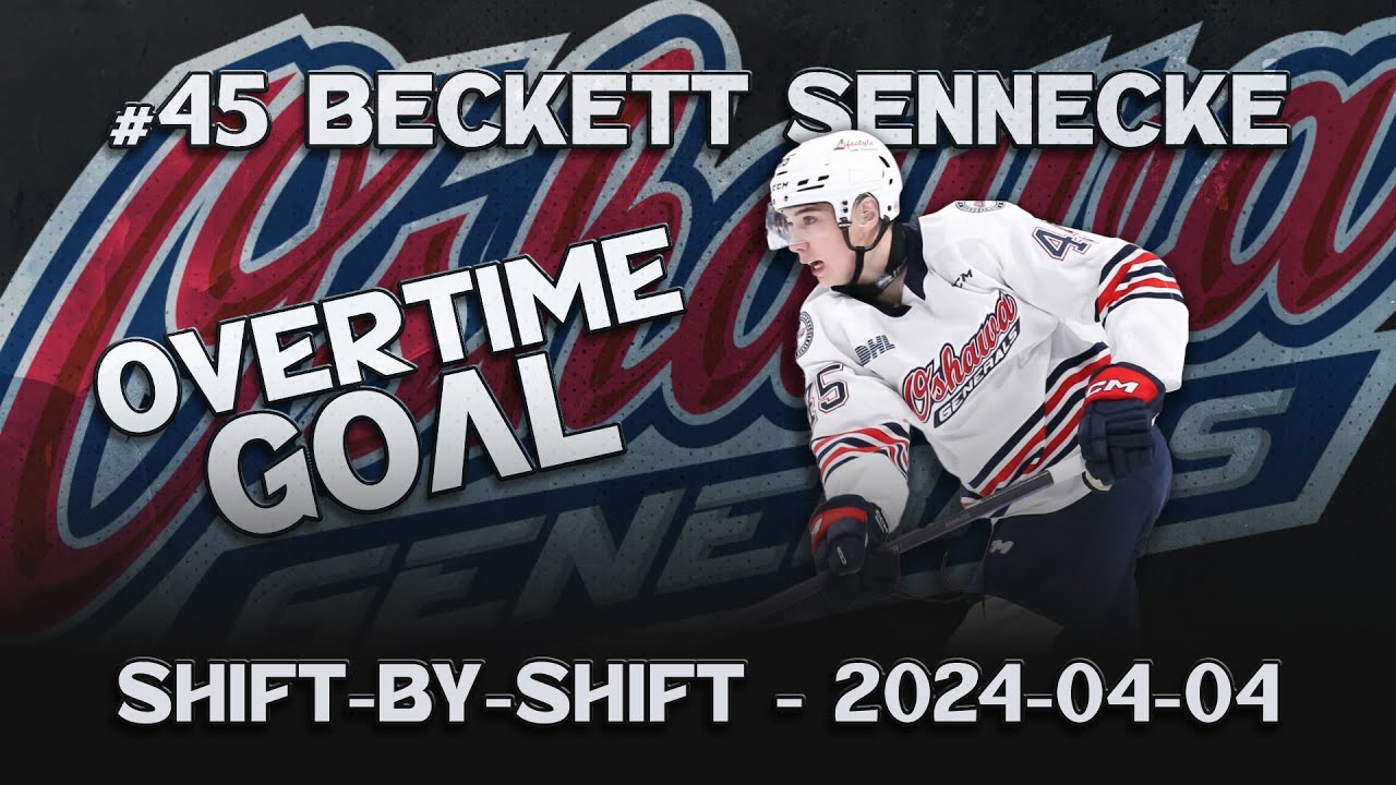 Beckett Sennecke (#45) - Shift-by-shift | Top-6 powerforward/playmaker?