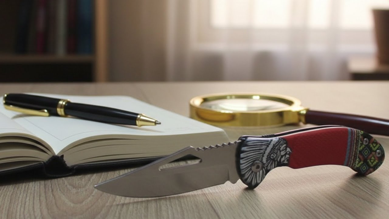 Indian pocket knife outdoor camping portable sharp knife EDC pocket knife stainless steel household