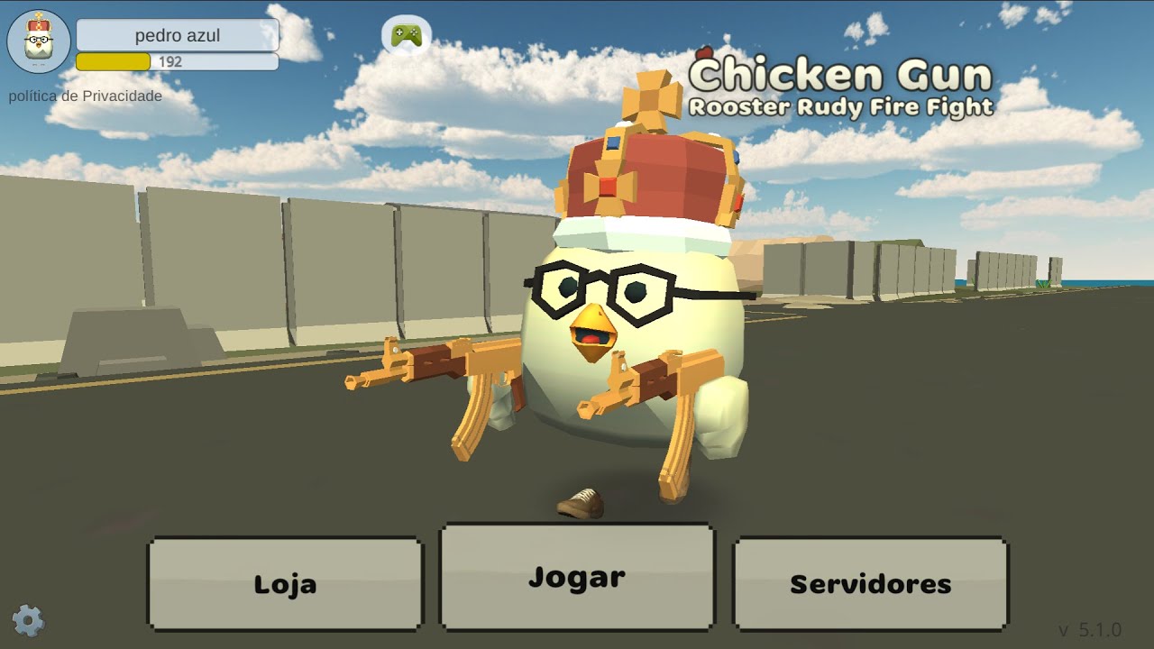 CHICKEN GUN NEW UPDATE 5.1.0, VAMOS VER O QUE CHEGOU