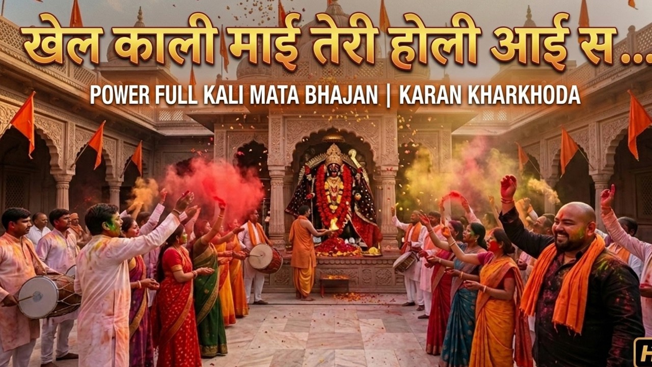 खेल काली माई तेरी होली आई स ...🔥 | Kali Mata Holi Bhajan | Karan Kharkhoda | Mahakali Bhajan 2026