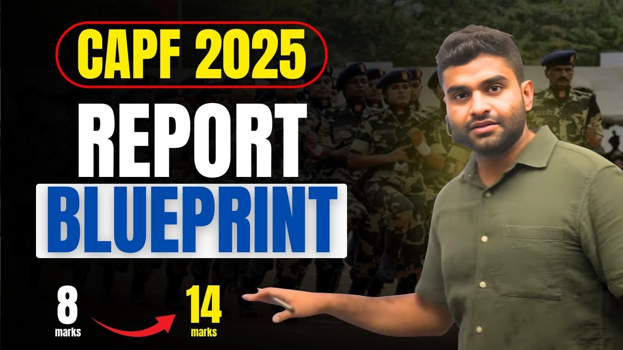 Exact Strategy to Score 14+ in CAPF Paper 2 Report Writing
