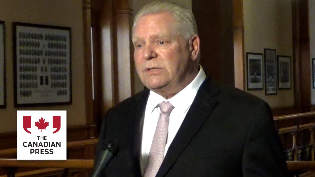 Ontario Premier Ford won't 'antagonize' U.S. now with surcharge
