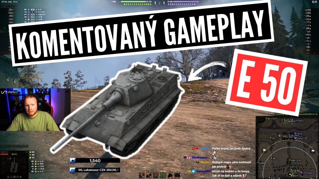 E 50 - Komentovaný gameplay
