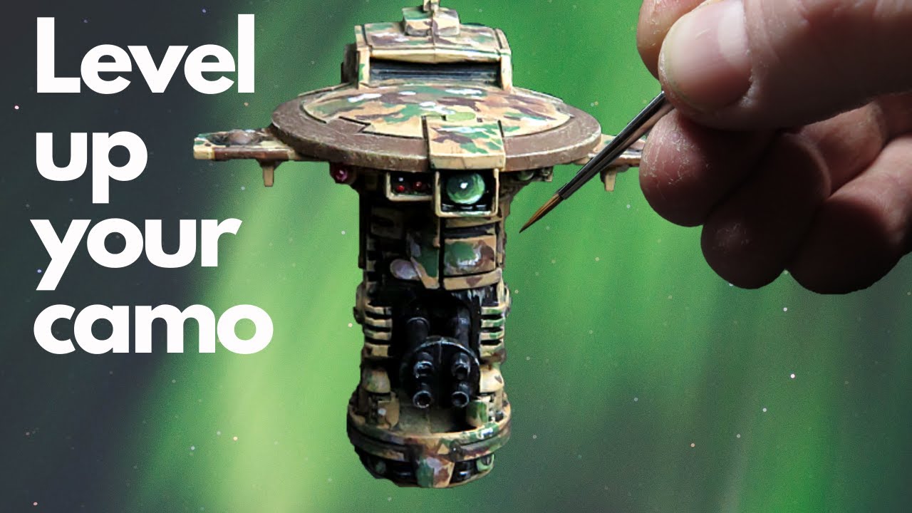 Tau Recon Drone: Learn how to paint complex camouflage