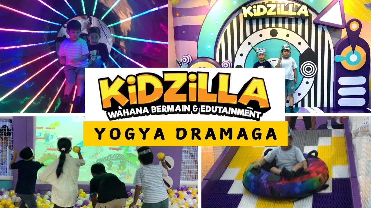 NOW OPEN KIDZZILLA - PLAYGROUND TERBARU DI YOGYA DRAMAGA  - HANAN ATAULA