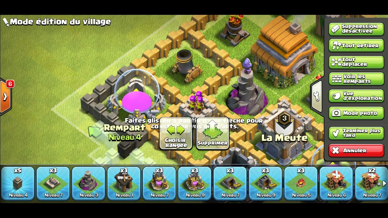 Clash of clan base impillable hdv 6 !