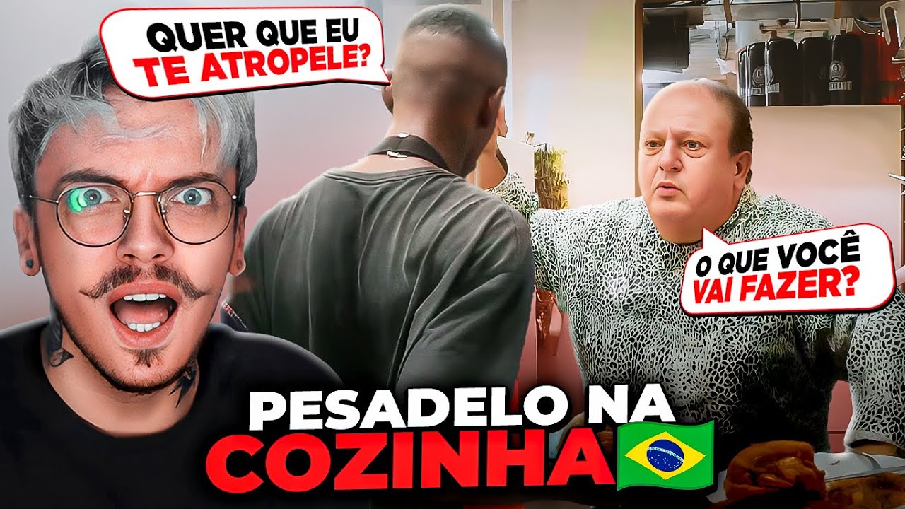 GARÇOM FOLGADO PARTE PRA CIMA DE JACQUIN
