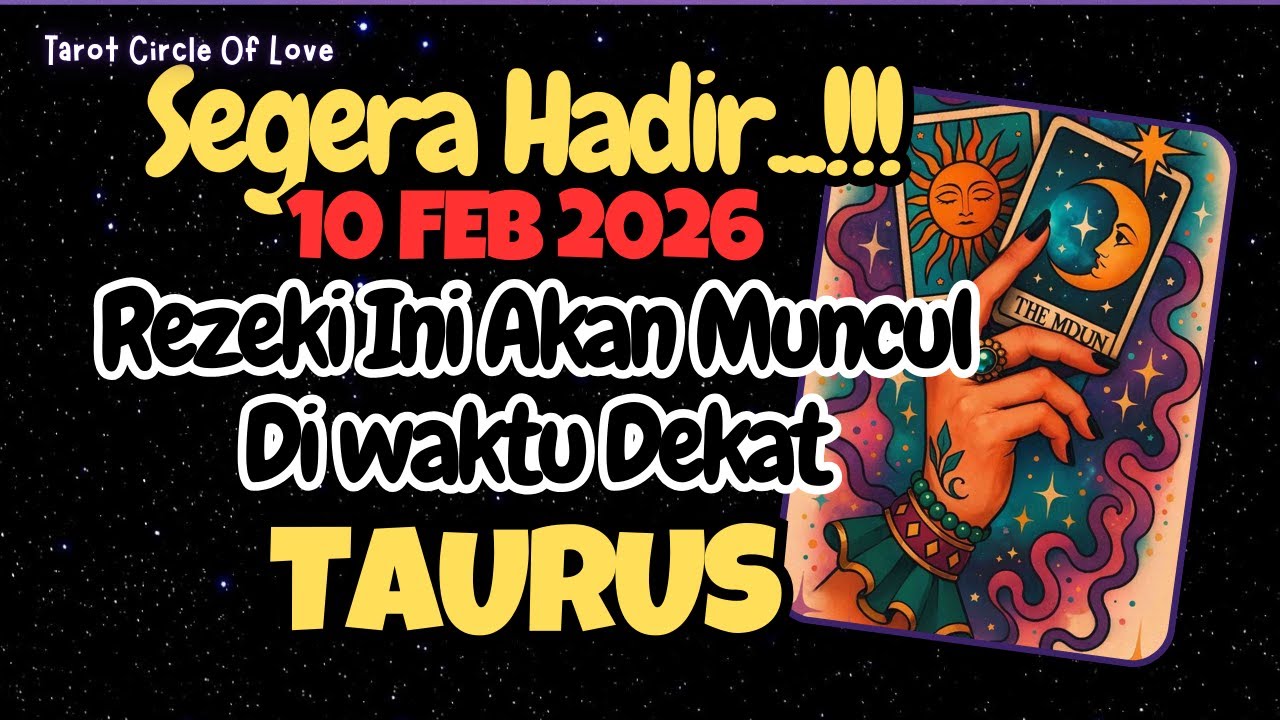 🌟 TAURUS REZEKI ESOK HARI⁉️ INI AKAN HADIR DAN MENDEKAT🍀10 FEBRUARY 2026
