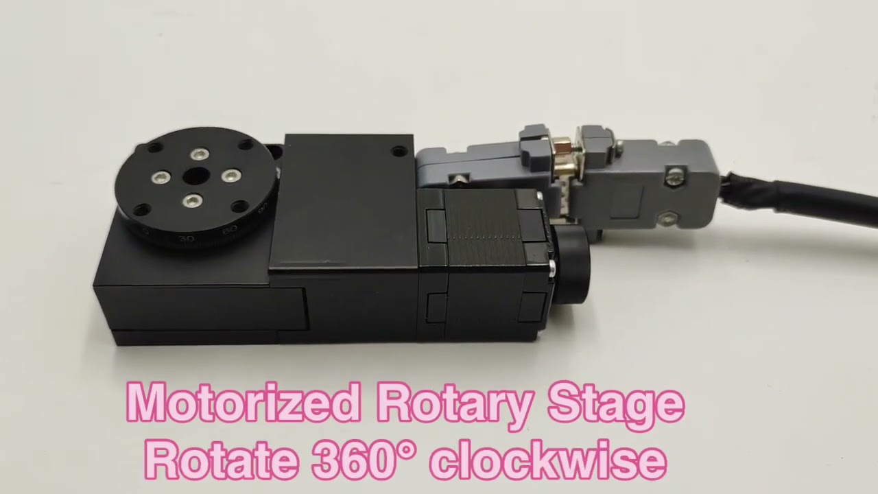 Motorized Rotary Stage High Precision Diameter 40mm Optical Motorized Rotation Platform Table