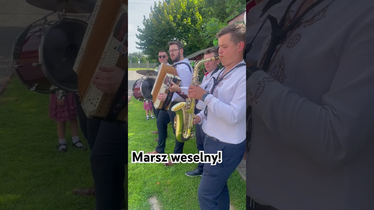 Marsz weselny!❤️&zwj;🔥🔥 #wesele2023 #zabawa #młodapara #zesp&oacute;łweselny #violin #saxophone #bass #drum