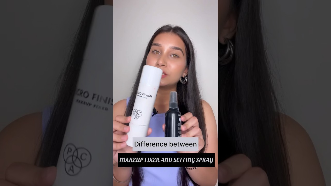 Fixer vs setting spray.      