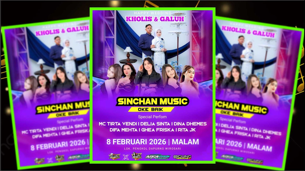 🔴 LIVE SINCHAN MUSIK // WEDDING 