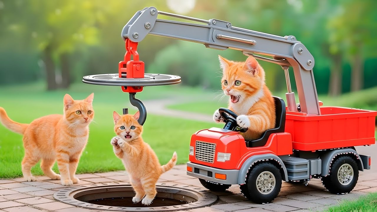 Heroic Mama Cat 🐱💪 Rescues Her Kittens from a Dangerous Tunnel Trap | Heartwarming Cat Story