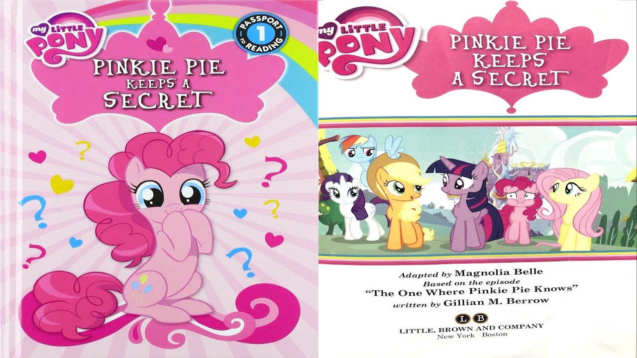 My Little Pony - Pinkie Pie Keeps a Secret - Kids read aloud storybook