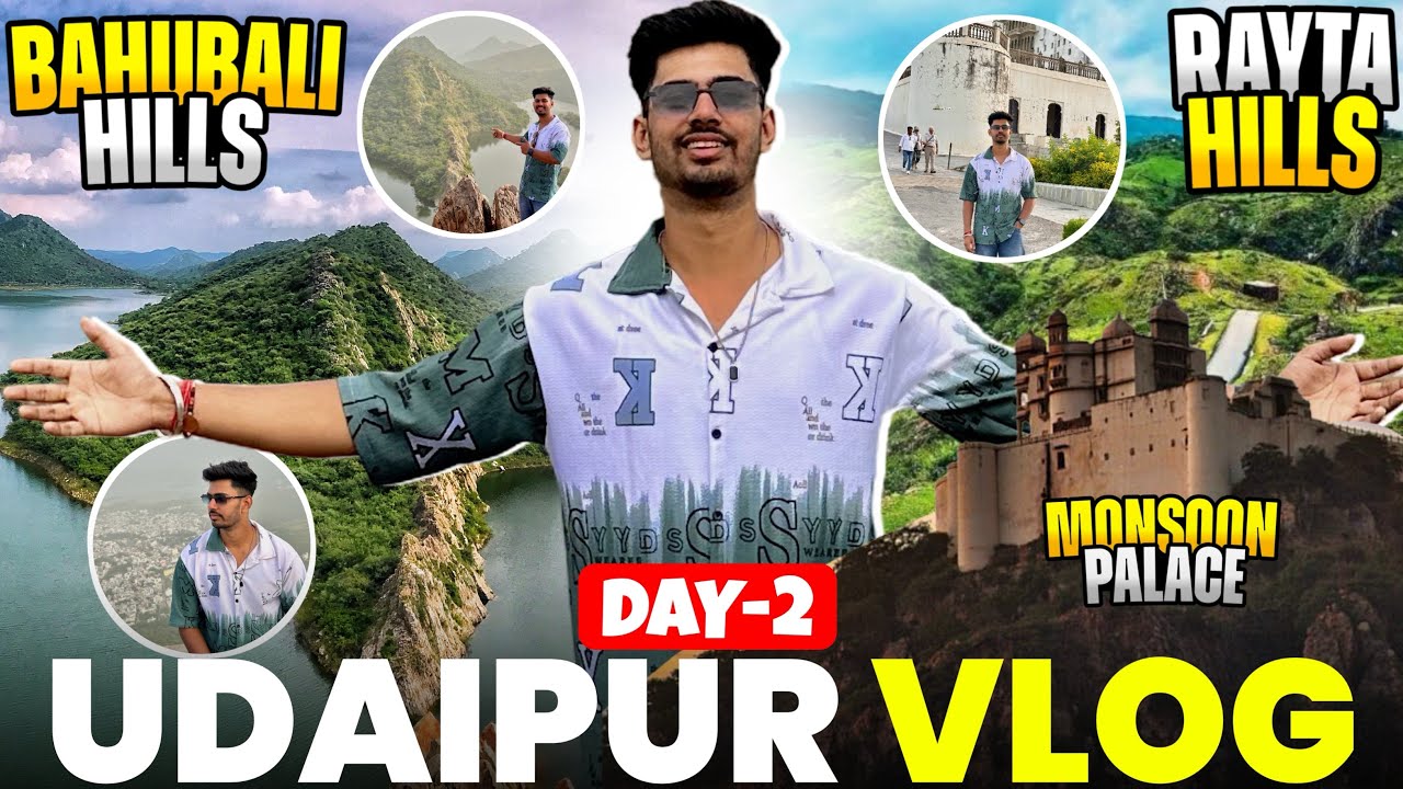 Udaipur Day 2 | Bahubali Hills, Rayta Hills & Monsoon Palace Vlog | Himanshu Rajput Vlogs