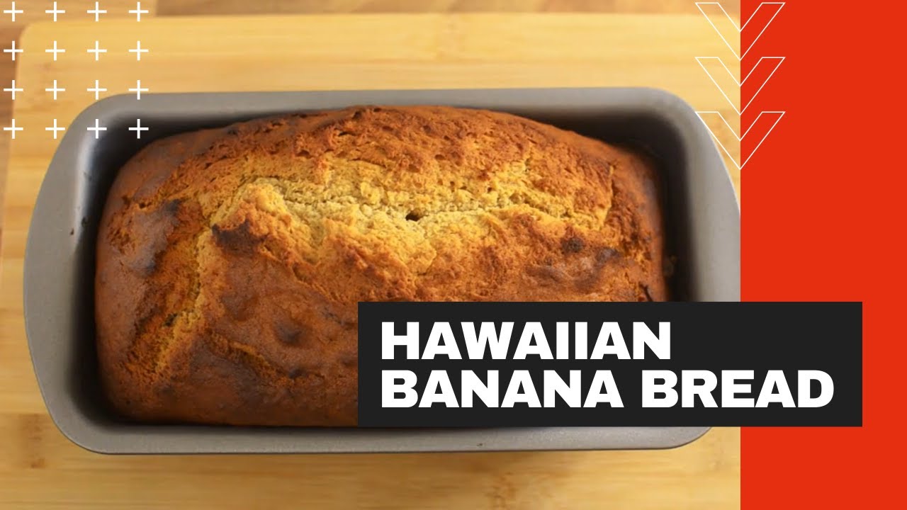 Perfectly made Hawaiian BANANA BREAD || Secret Recipe from old Hawaiian lady