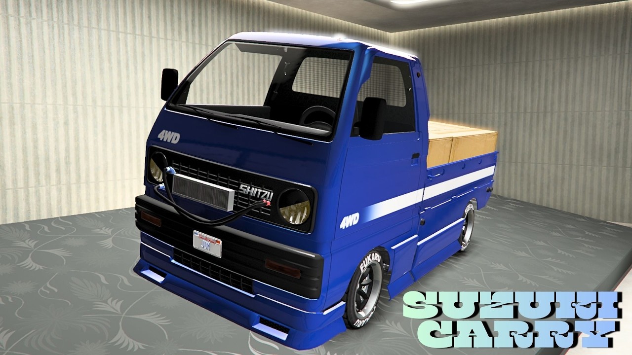 GTA5 DLC 載具 詩津 輕拖拉 改裝 Shitzu Keitora Customization (Suzuki Carry)