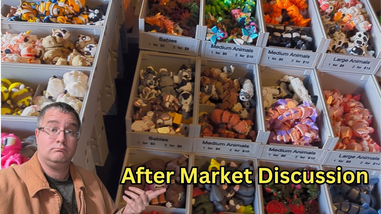 LIVE: Valentine's Market Recap + Q&A About Running a 3D Print Business