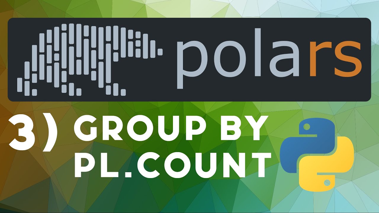 3) Polars Tutorial - GroupBy simple examples