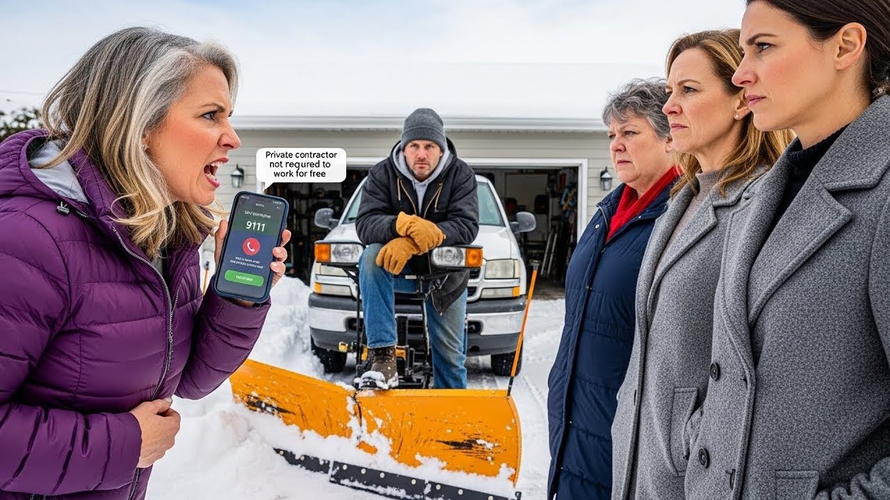 HOA Called 911 When I Refused To Plow Their Lot, Dispatcher Told Them I Don't Work For Free
