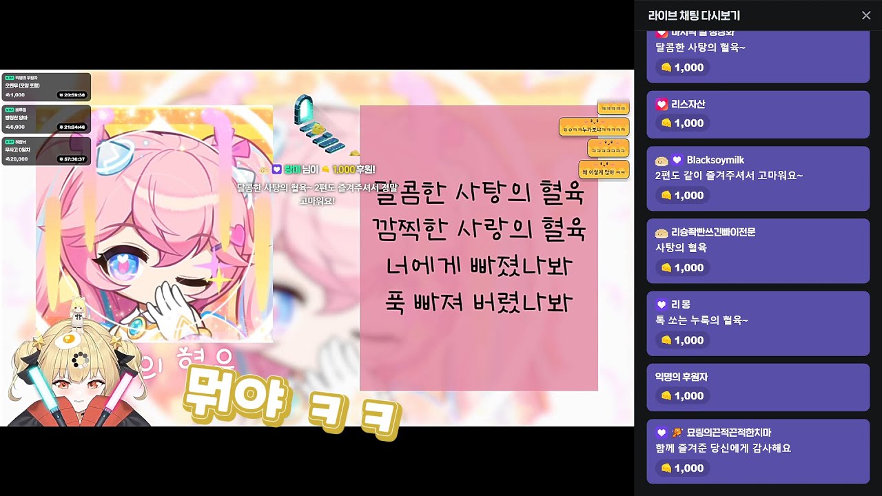 망크빵 (사탕의 혈육) 치즈 제식 반응