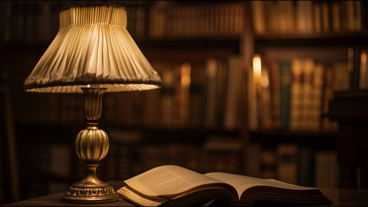 The Air Between Words – Soft Ambient Piano for Late Night Reading & Focus 1 Hour  Night Library