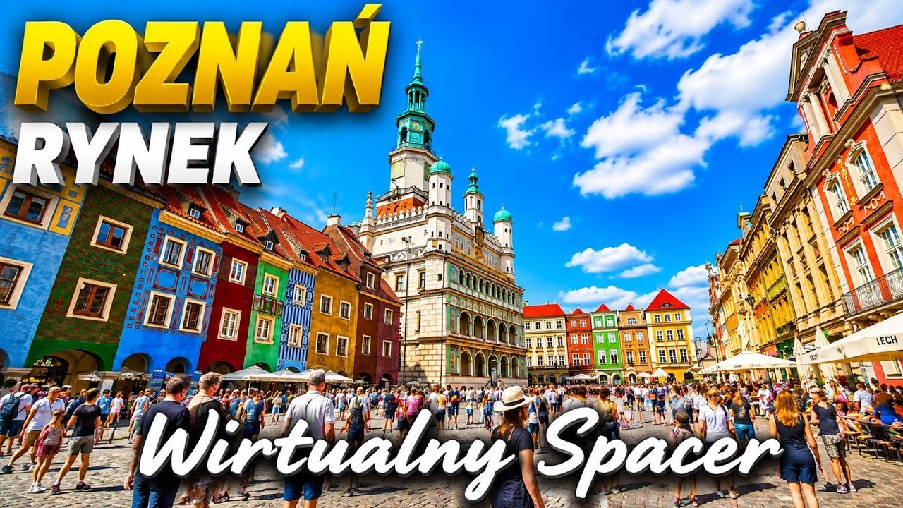 🇵🇱 POZNAŃ RYNEK Śr&oacute;dmieście Wirtualny Spacer | WALKING TOUR [4K UltraHD]