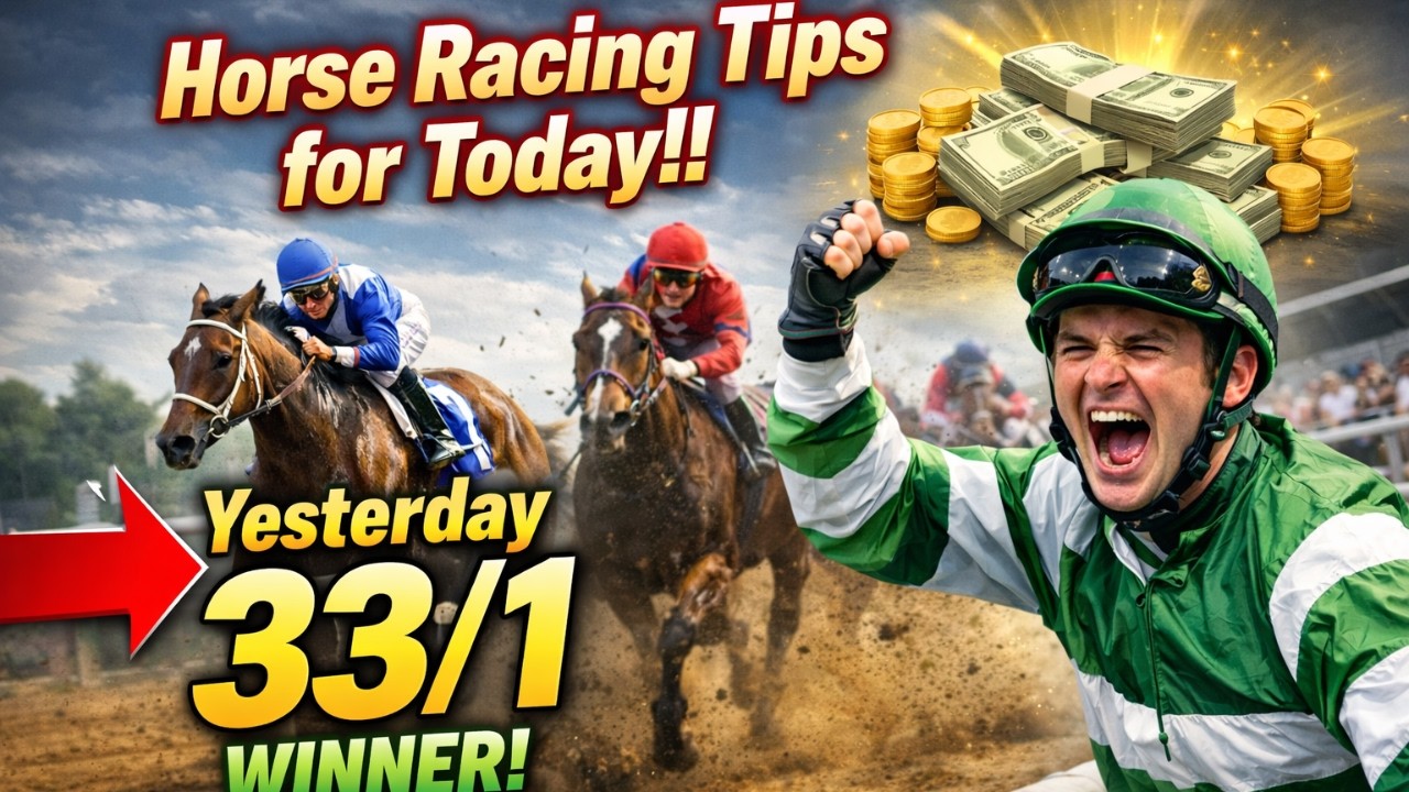Horse racing tips today!! Yesterday 33/1 winner!