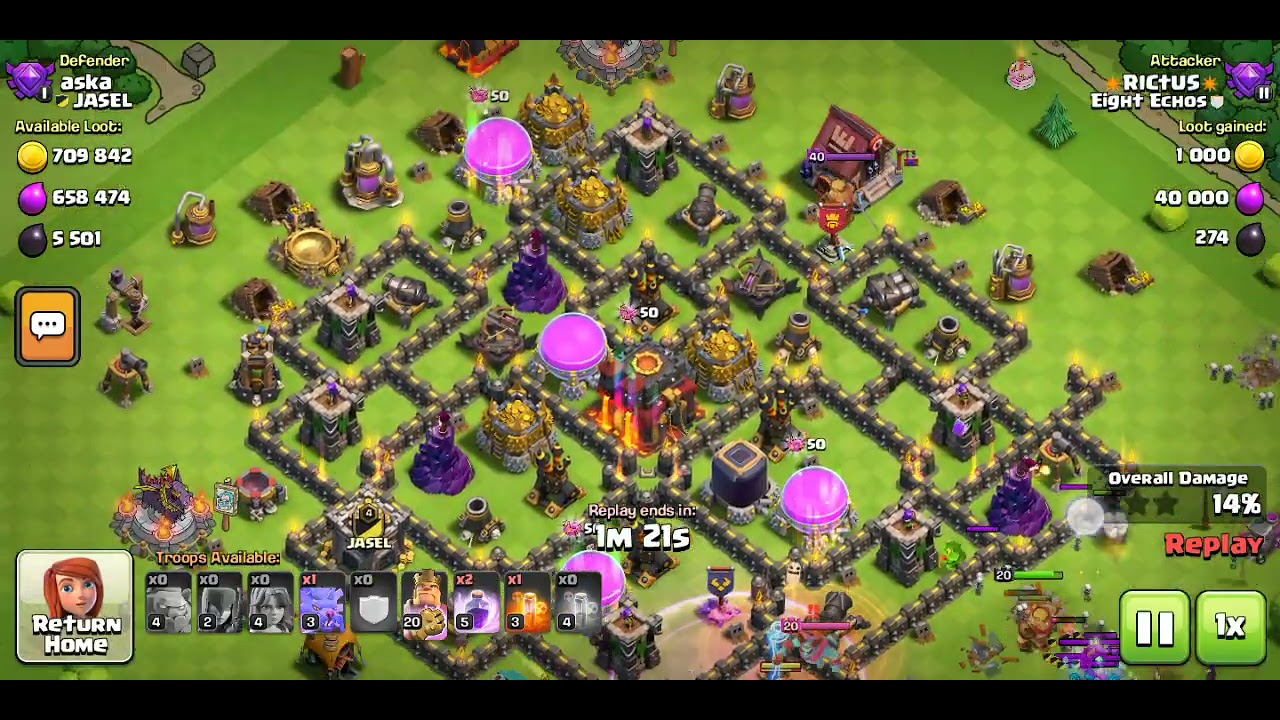 Th8 vs Th10 #clashofclans #coc 