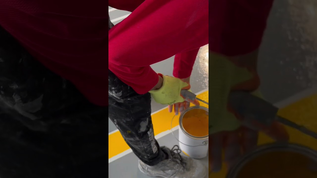 Epoxy Paint with traffic marking