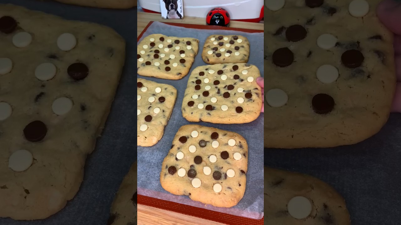 👩🏼&zwj;🍳Recette :🍪Cookies de la Mie c&acirc;line 🤎💛 #asmr #food #recipe #chocolate #chocolat #satisfying#cake